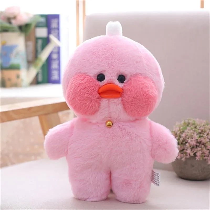 30cm Lovely LaLafanfan Cafe Duck Plush Cartoon Toys Stuffed Duck Dolls Soft Animal Pillow for Kids Children Girls Birthday Gifts