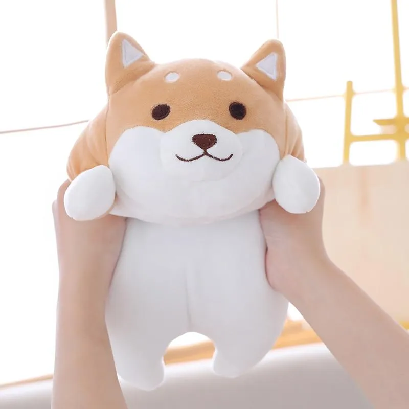 36/55 Cute Fat Shiba Inu Dog Plush Toy Stuffed Soft Kawaii Animal Cartoon Pillow Lovely Gift for Kids Baby Children Good Quality