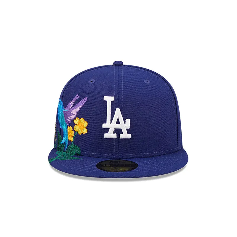 [60243444] Los Angeles Dodgers Blooming Blue 59FIFTY Men's Fitted Hat