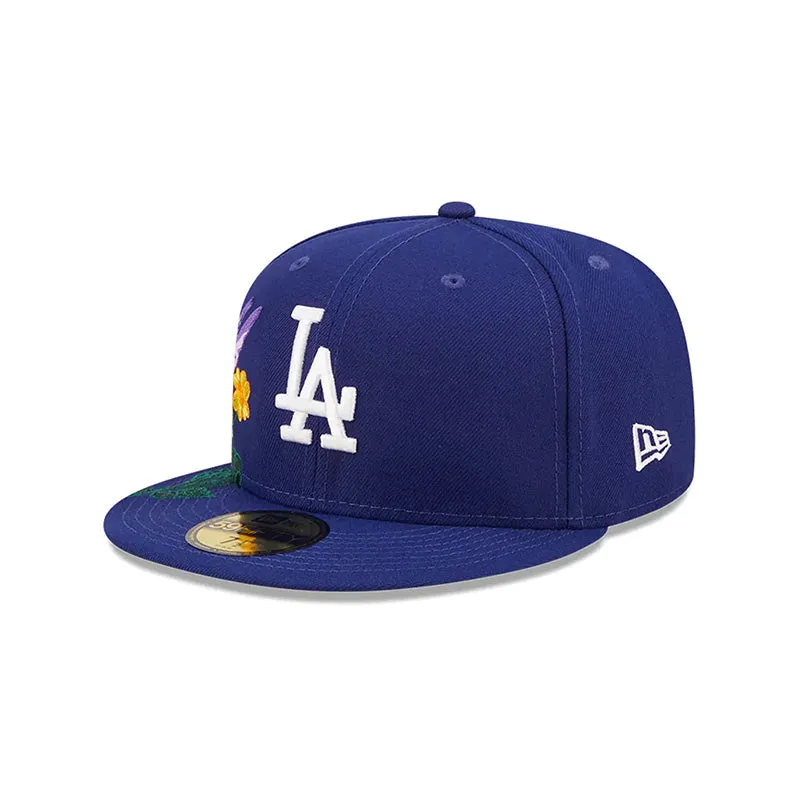 [60243444] Los Angeles Dodgers Blooming Blue 59FIFTY Men's Fitted Hat