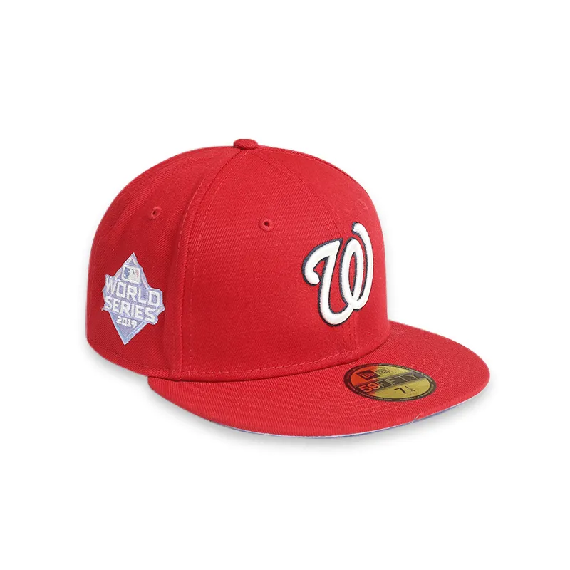 [60243517] Washington Nationals 19 WS POP SWEAT Red 59FIFTY Men's Fitted Hat