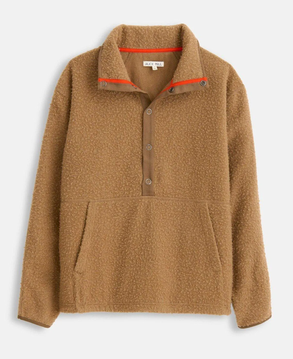 Alex Mill - Brushed Casentino Wool Popover - Camel