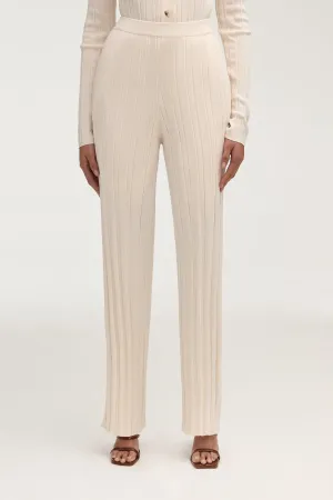 Becca Knit Ribbed High Waist Pants