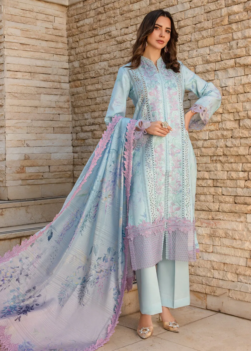 Carnation Summer Lawn Collection '24 by Rang Rasiya | OCEAN