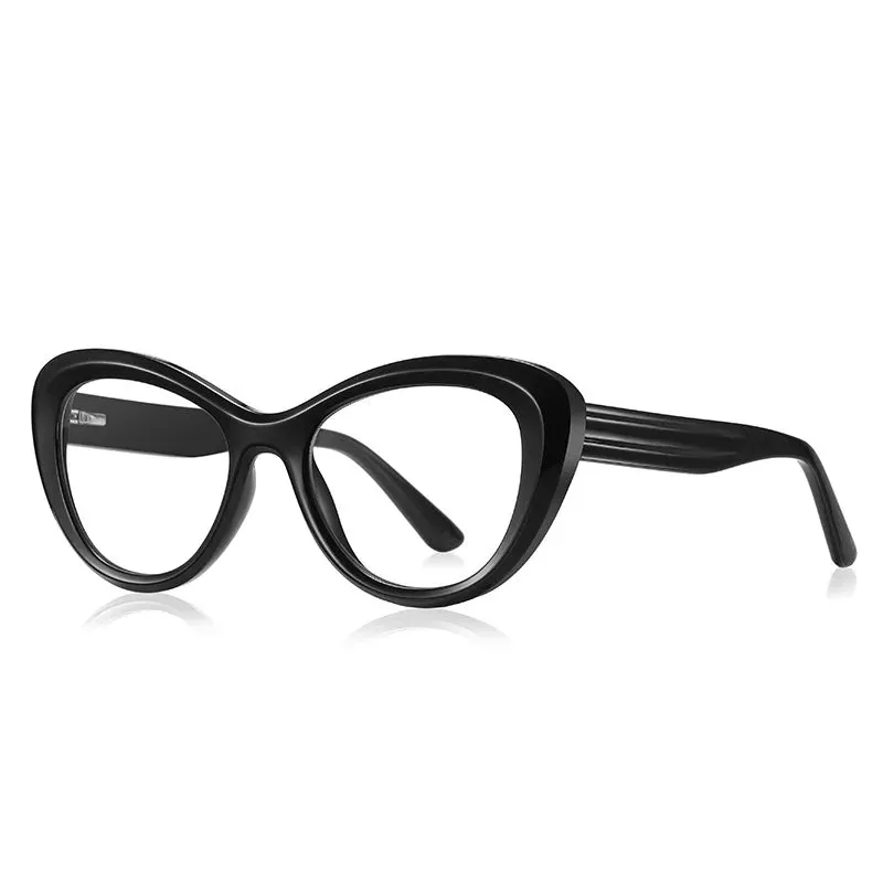 CCspace Women's Full Rim Cat Eye Plastic Eyeglasses 57389