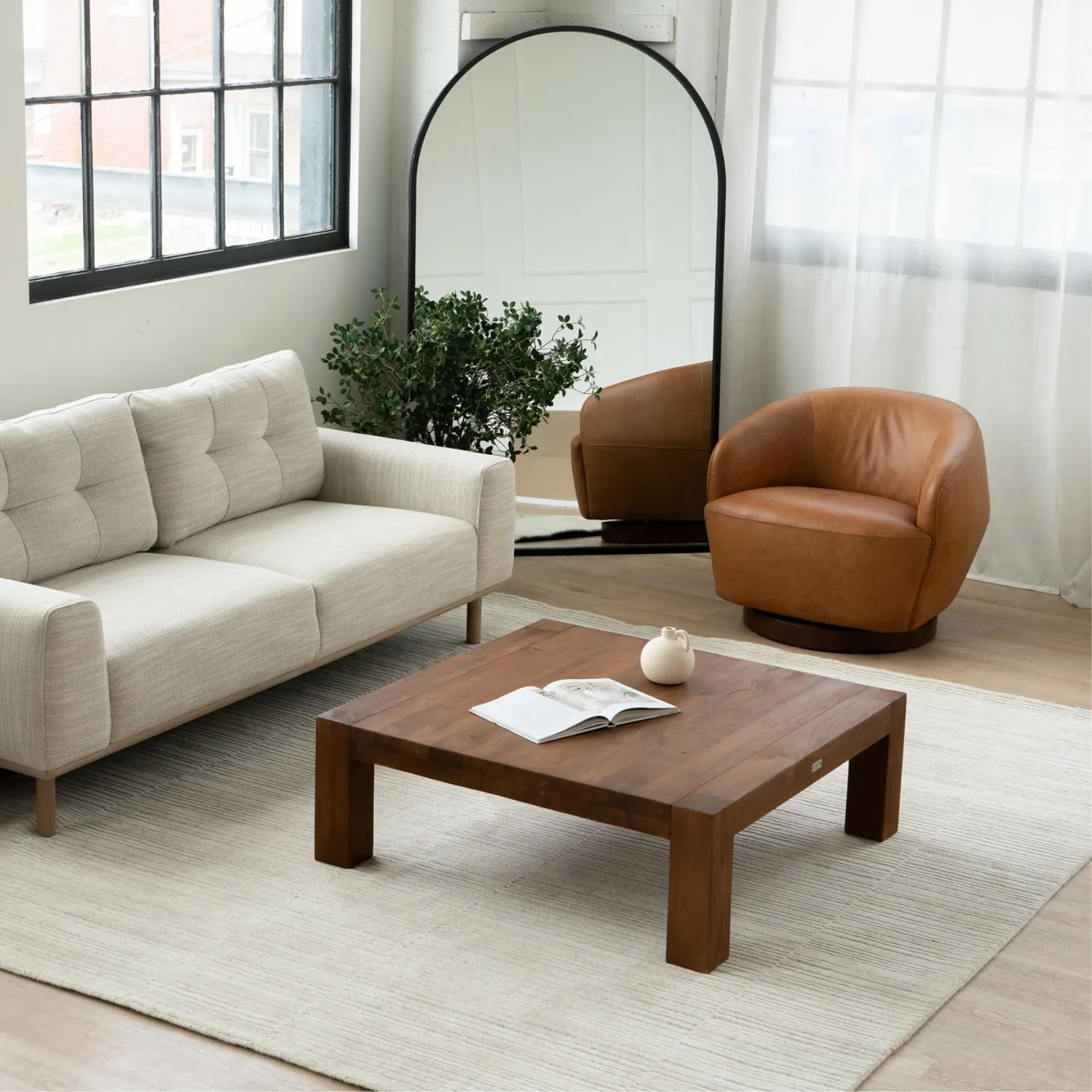 Denver Square Teak Indoor Coffee Table