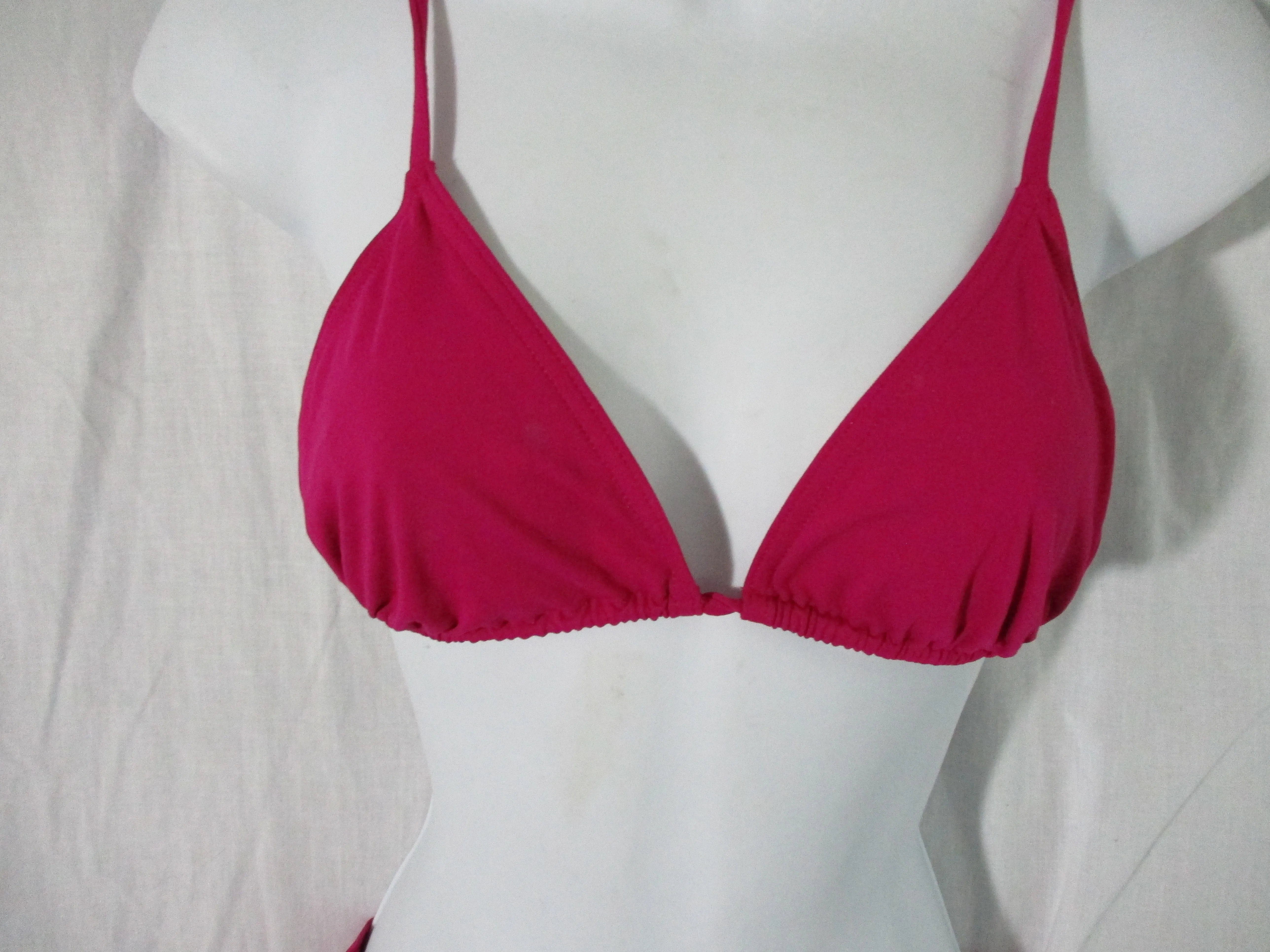 ERES Two-Piece Bikini Swimsuit BATHING SUIT MAGENTA PINK FUSCHIA 8 Strappy