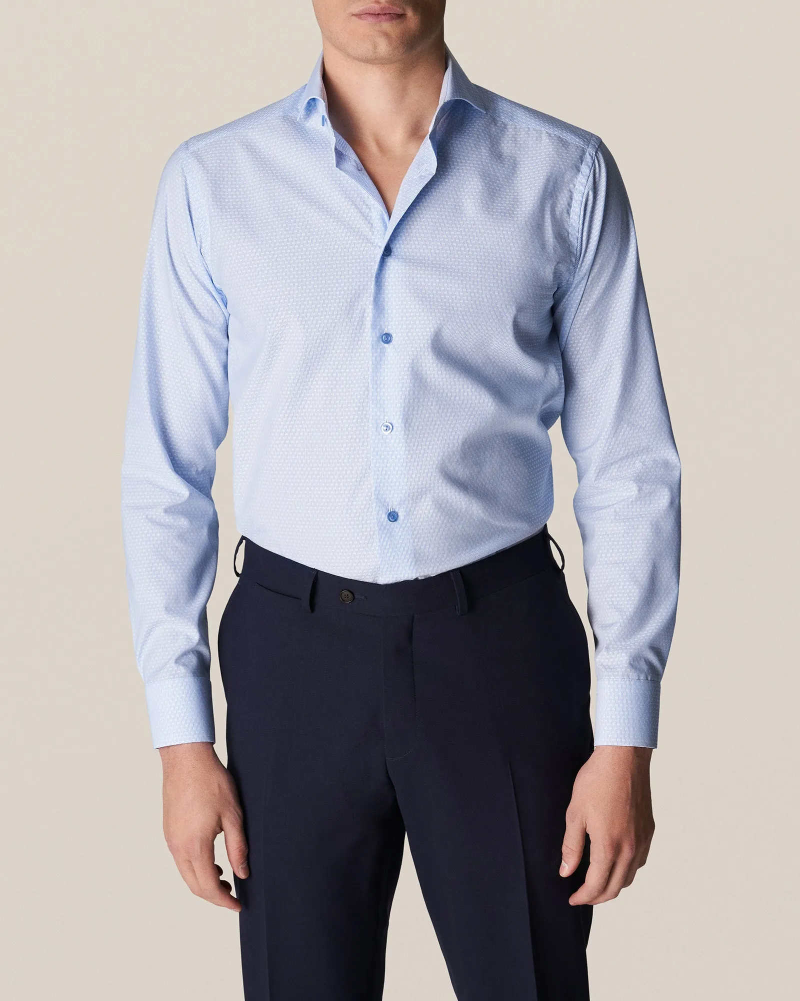 ETON 10000327023 BLUE SLIM SC SHIRT