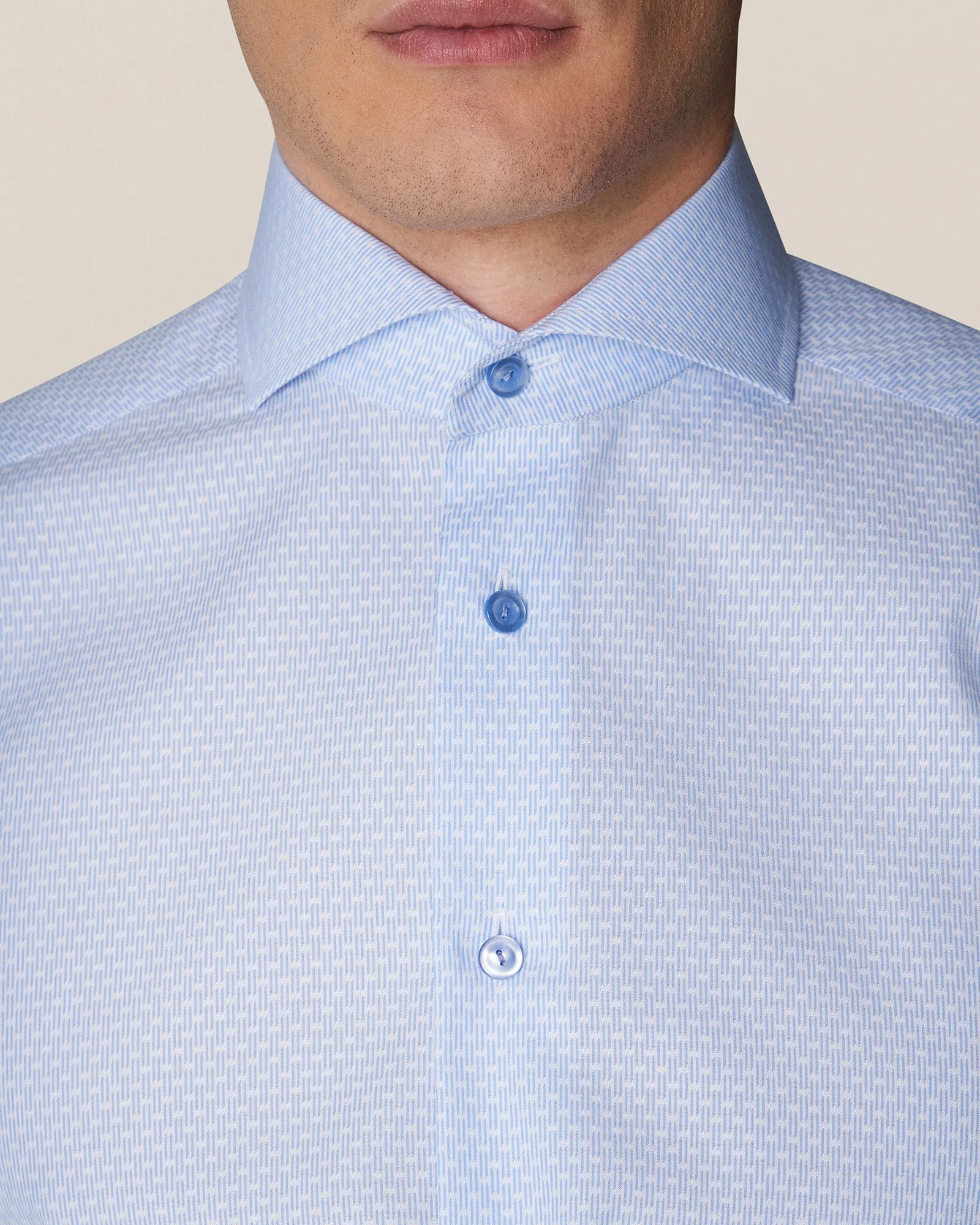 ETON 10000327023 BLUE SLIM SC SHIRT