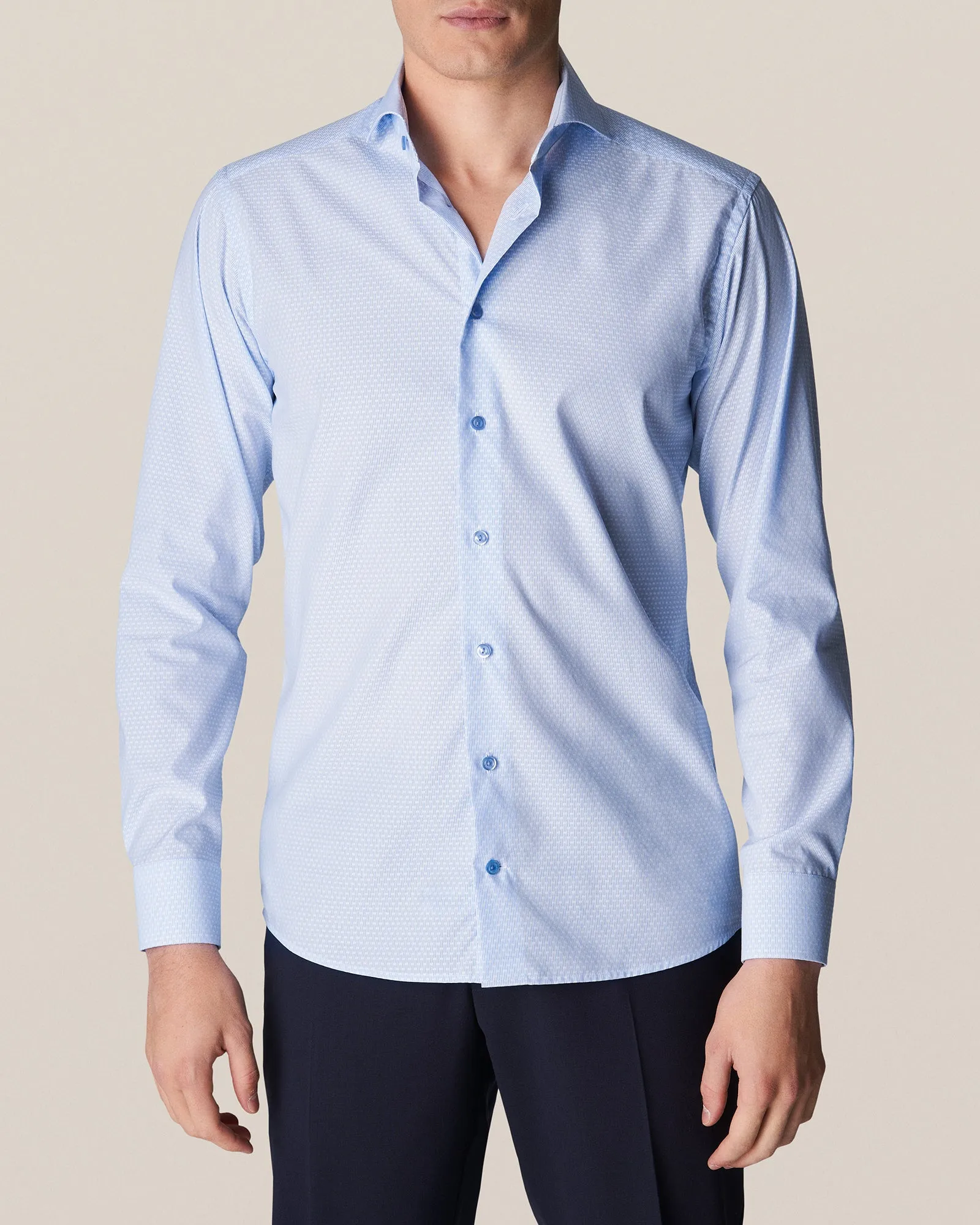 ETON 10000327023 BLUE SLIM SC SHIRT