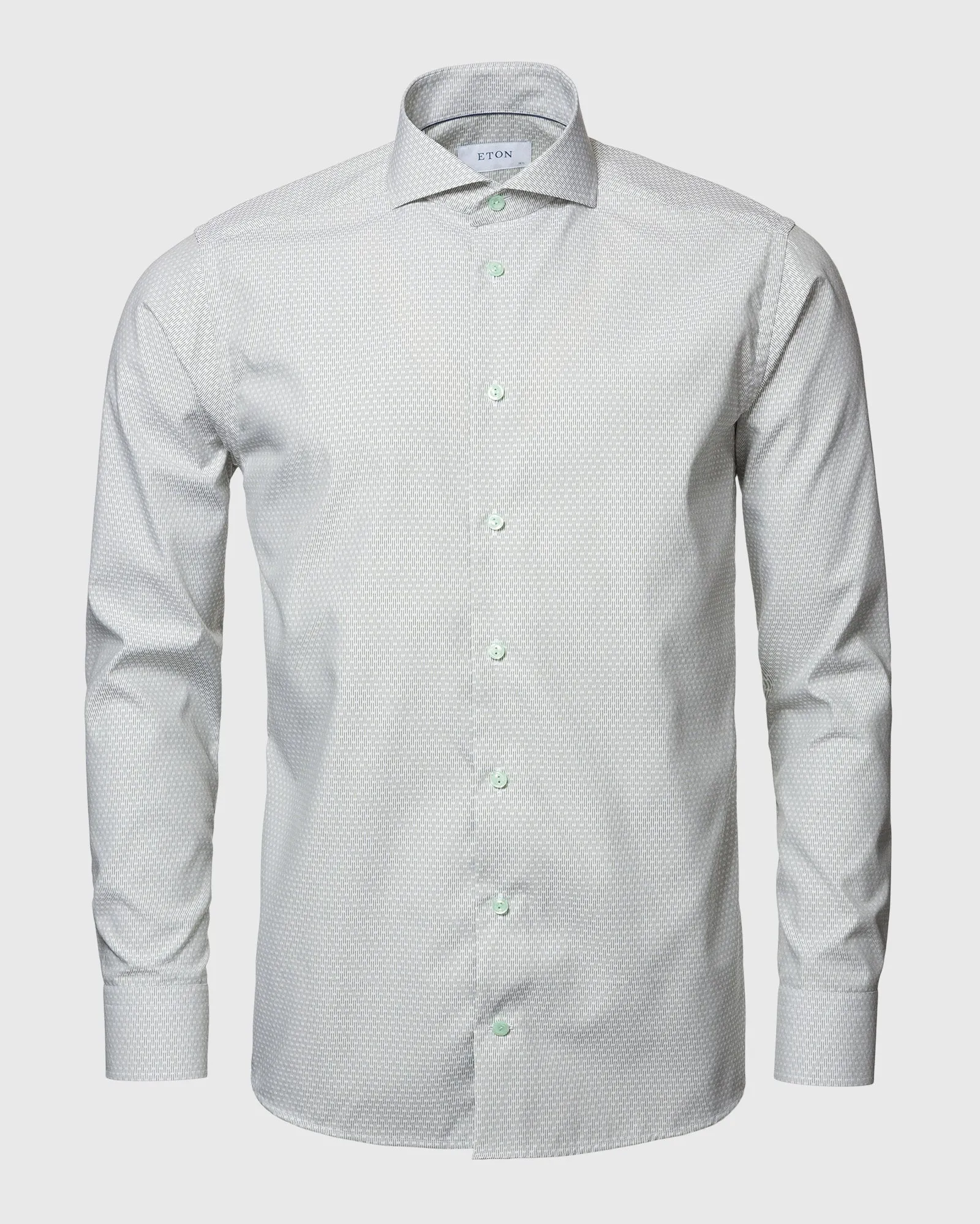 ETON 10000327065 GREEN SLIM SC SHIRT