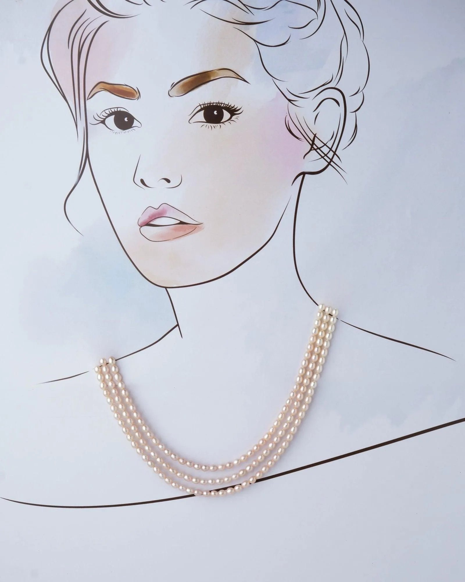 Fashionable Real Pearl Necklace