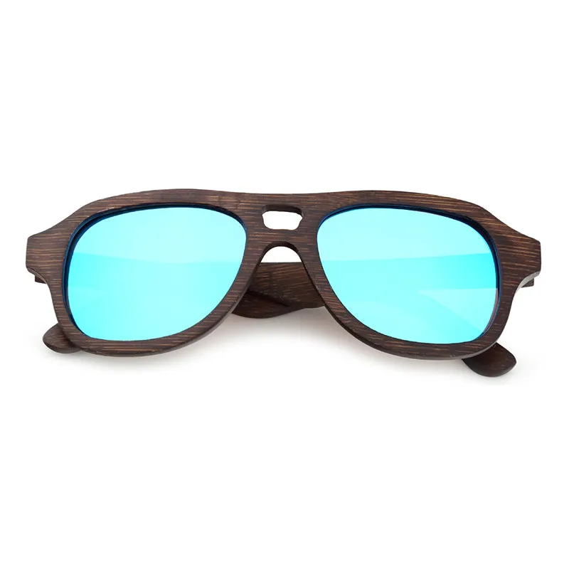 Fashionable Wooden Frame Sunglasses