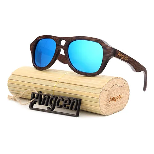 Fashionable Wooden Frame Sunglasses