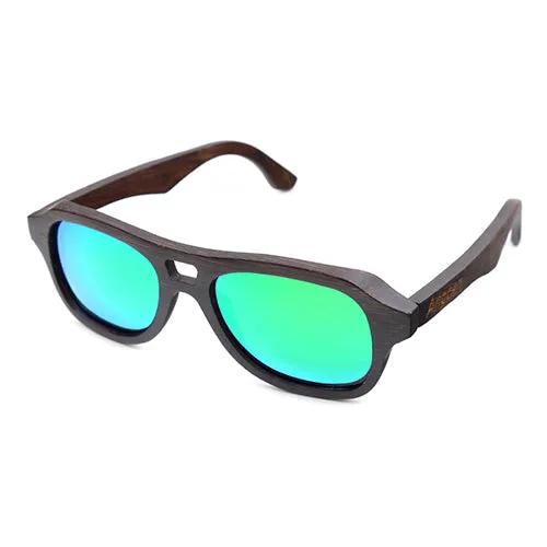 Fashionable Wooden Frame Sunglasses