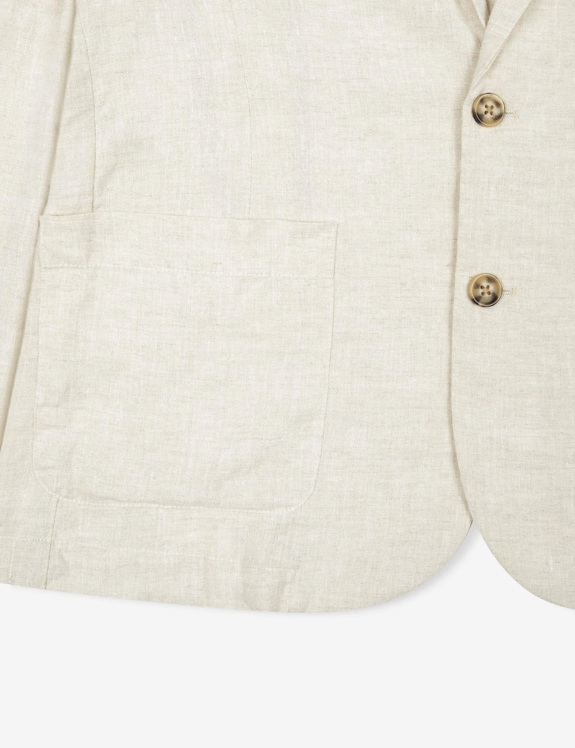 Gatsby Linen Blazer - Natural