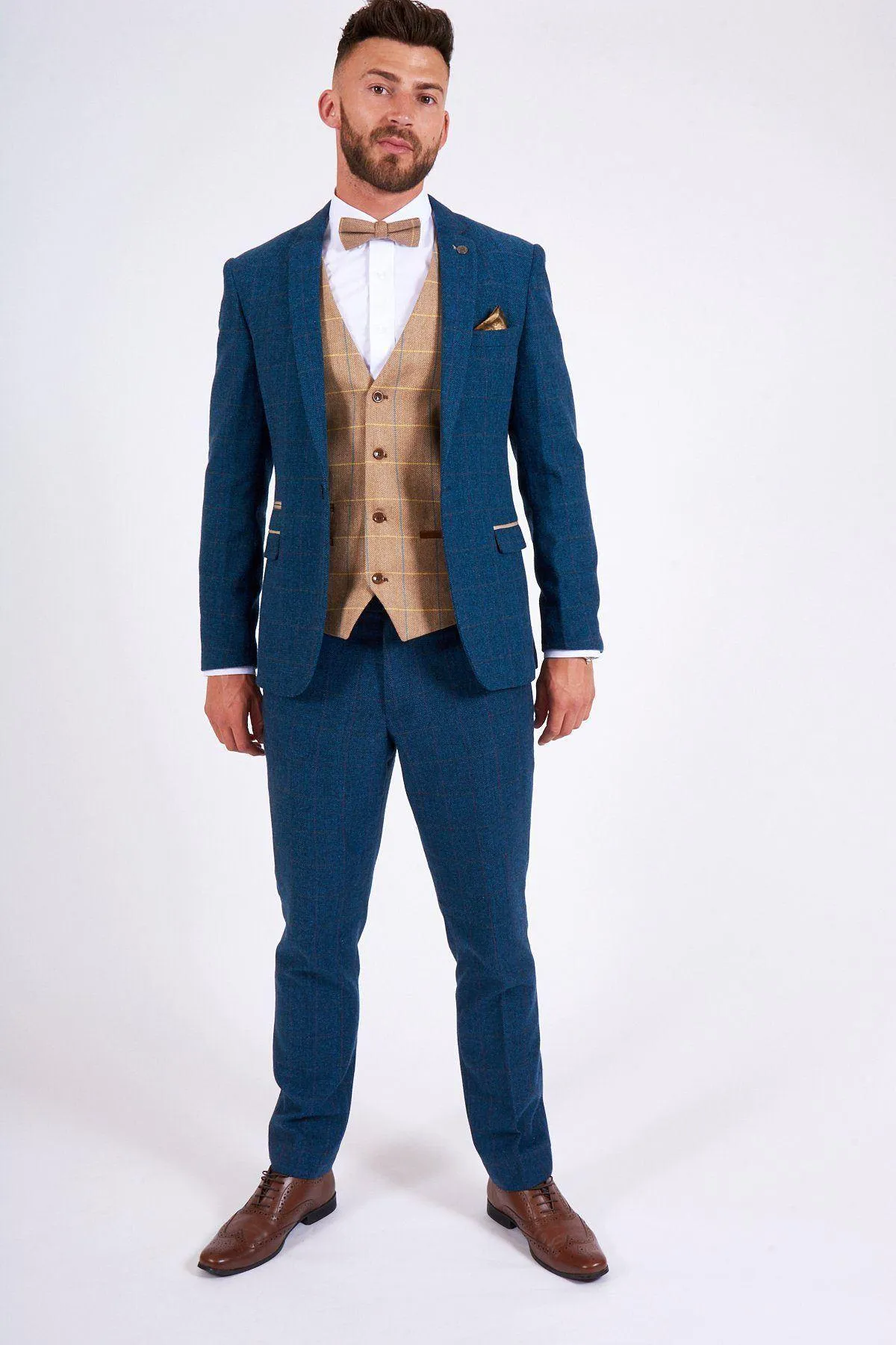 Hollyoaks Jacob Roberts (Damon Kinsella) in Dion Suit with DX7 Waistcoat