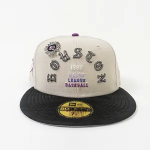 Houston Astros New Era Hat 5950 Slumped OG Cool Gray Gunmetal Black Kool Aid Pack