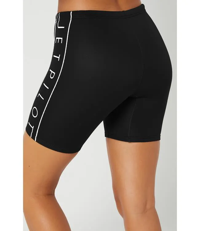 Jetpilot Cause 7" Womens Neo Shorts (2023) - Black