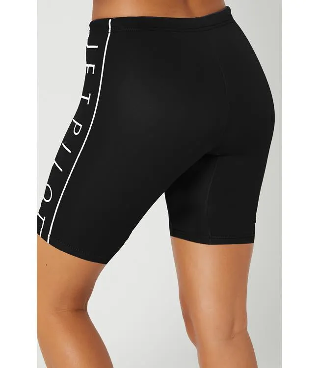 Jetpilot Cause 7" Womens Neo Shorts (2023) - Black