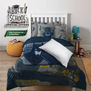 Kids Combo Offer | Kids Comforter Set with Pillow - Batman