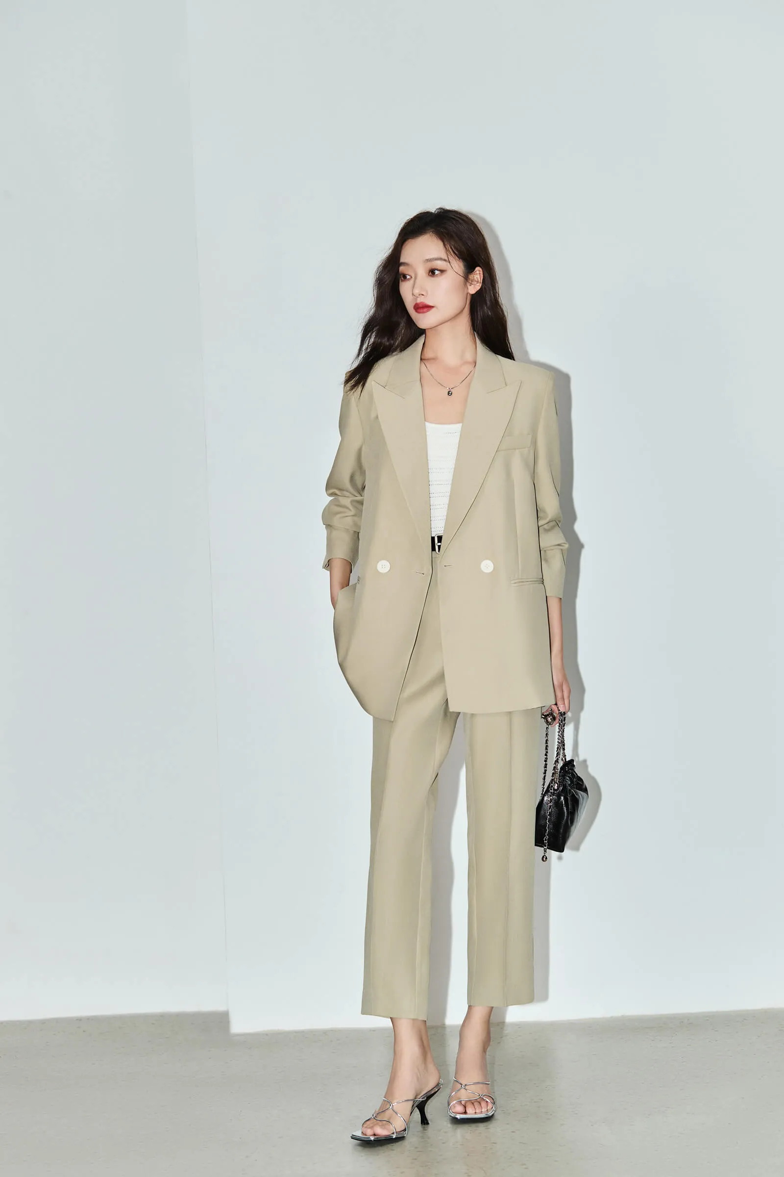 LILY Fashionable Loose Fit Suit Jacket