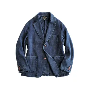 Men's Sashiko Suit Blazer Indigo