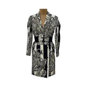 Monochrome Seahorse Blazer Dress