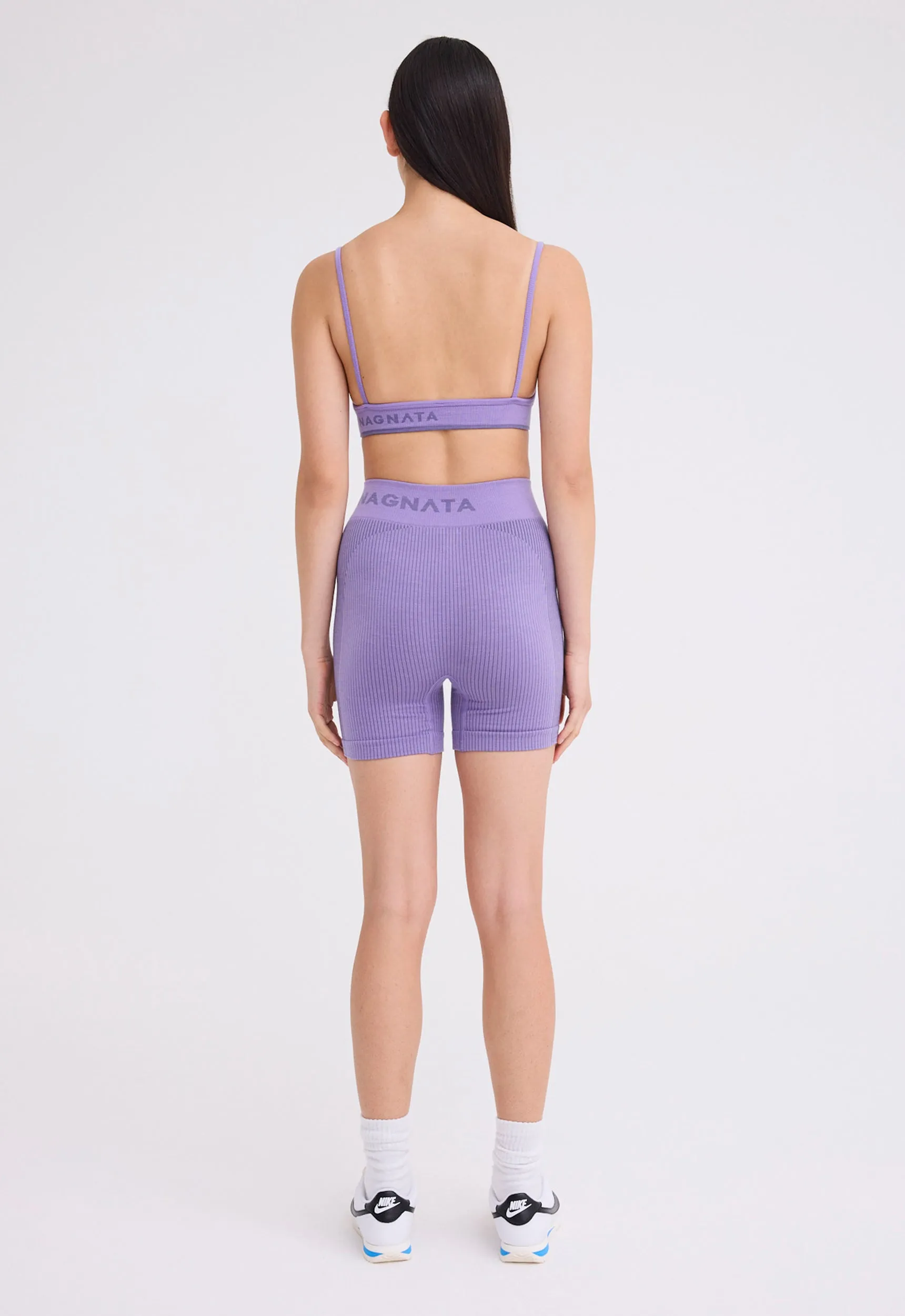 NAGNATA Tri Wool Bralet - Iris Purple