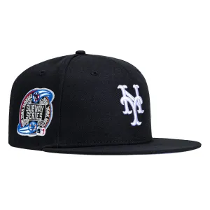 New Era 59Fifty New York Mets Subway Series Patch Hat - Navy, White