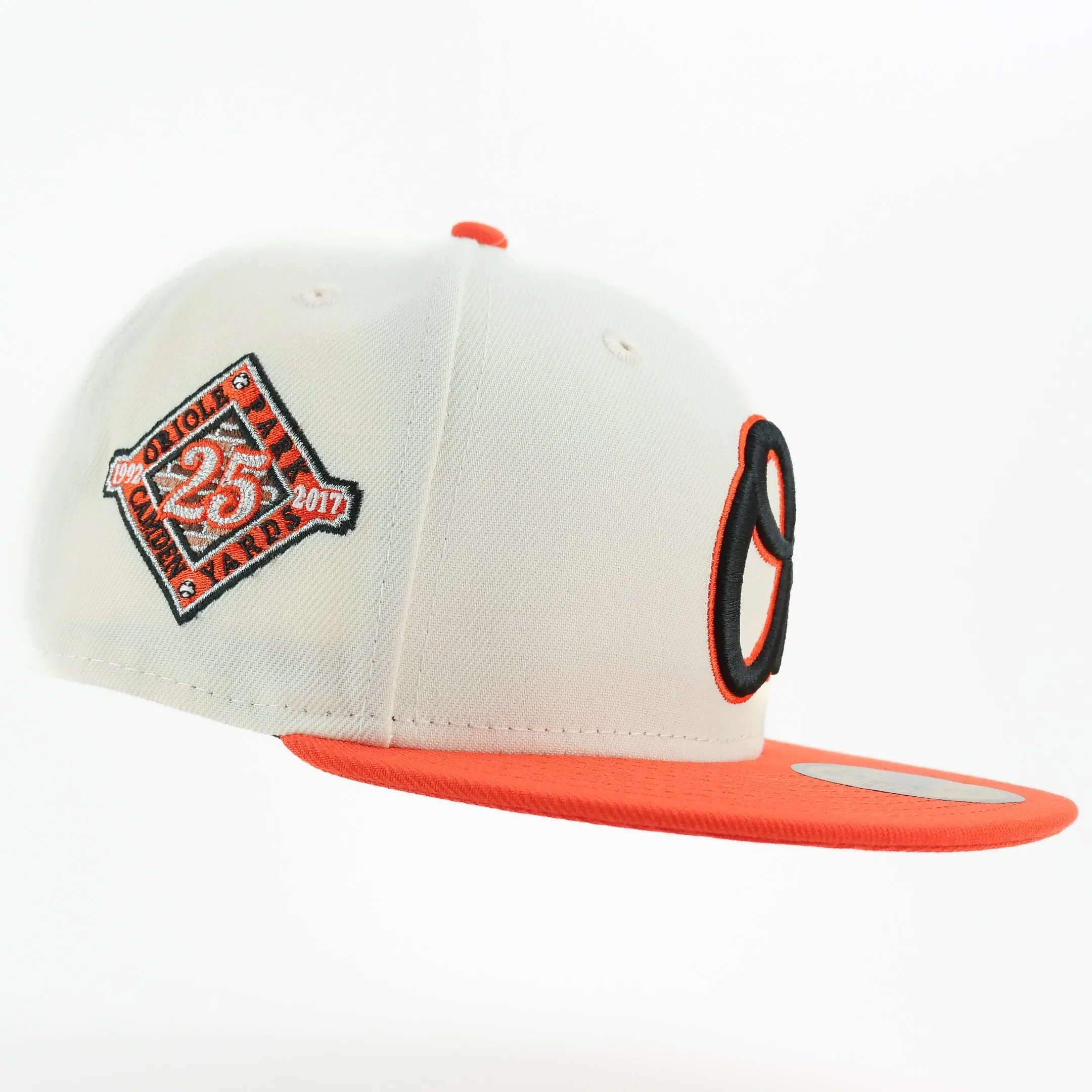 New Era Custom Exclusive Fitted Baltimore Orioles 25th Anniversary Patch