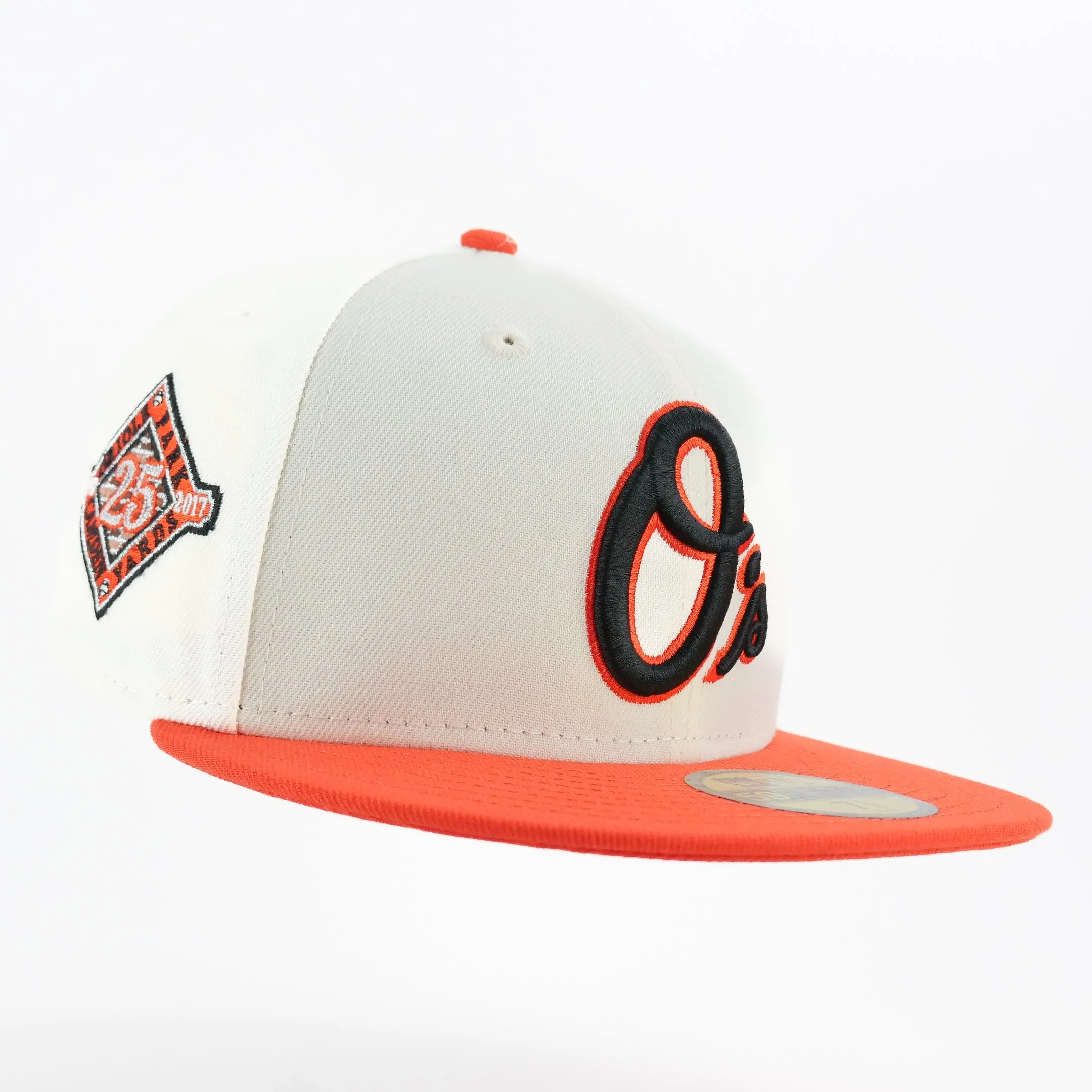 New Era Custom Exclusive Fitted Baltimore Orioles 25th Anniversary Patch