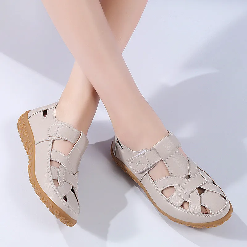 Owlkay Fashionable Cutout Flat Beach