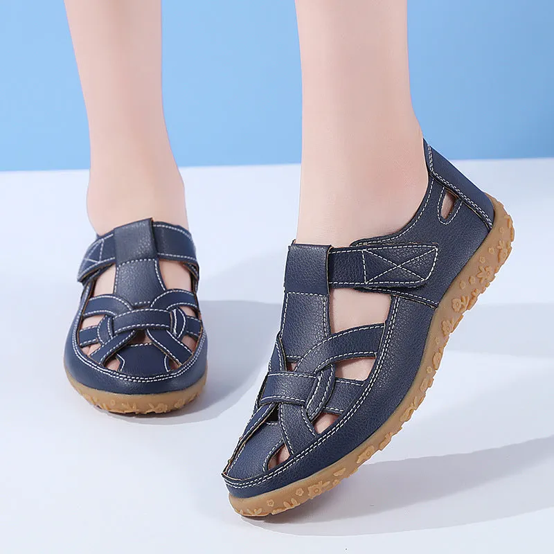 Owlkay Fashionable Cutout Flat Beach