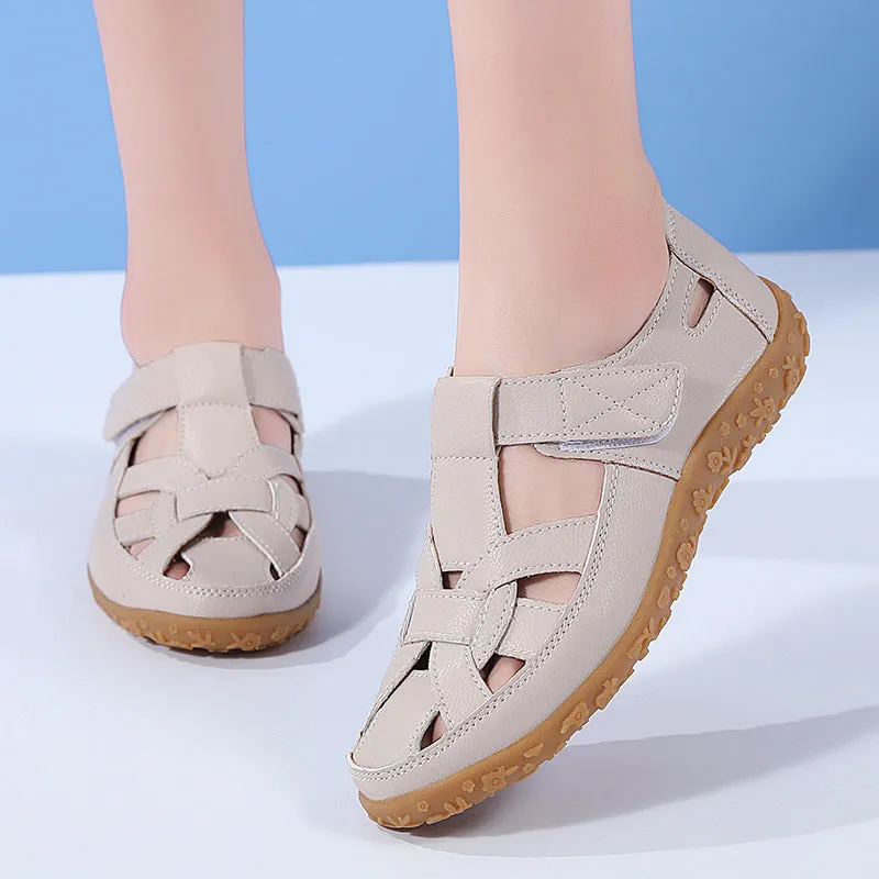 Owlkay Fashionable Cutout Flat Beach