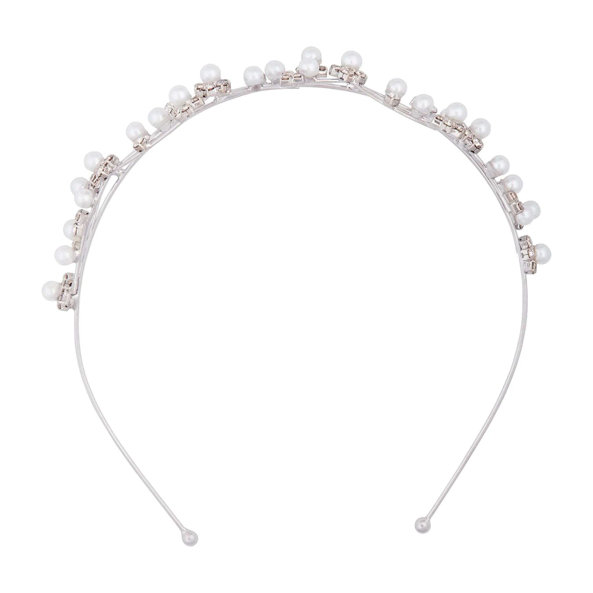 Pearl & Diamante Vine Crown