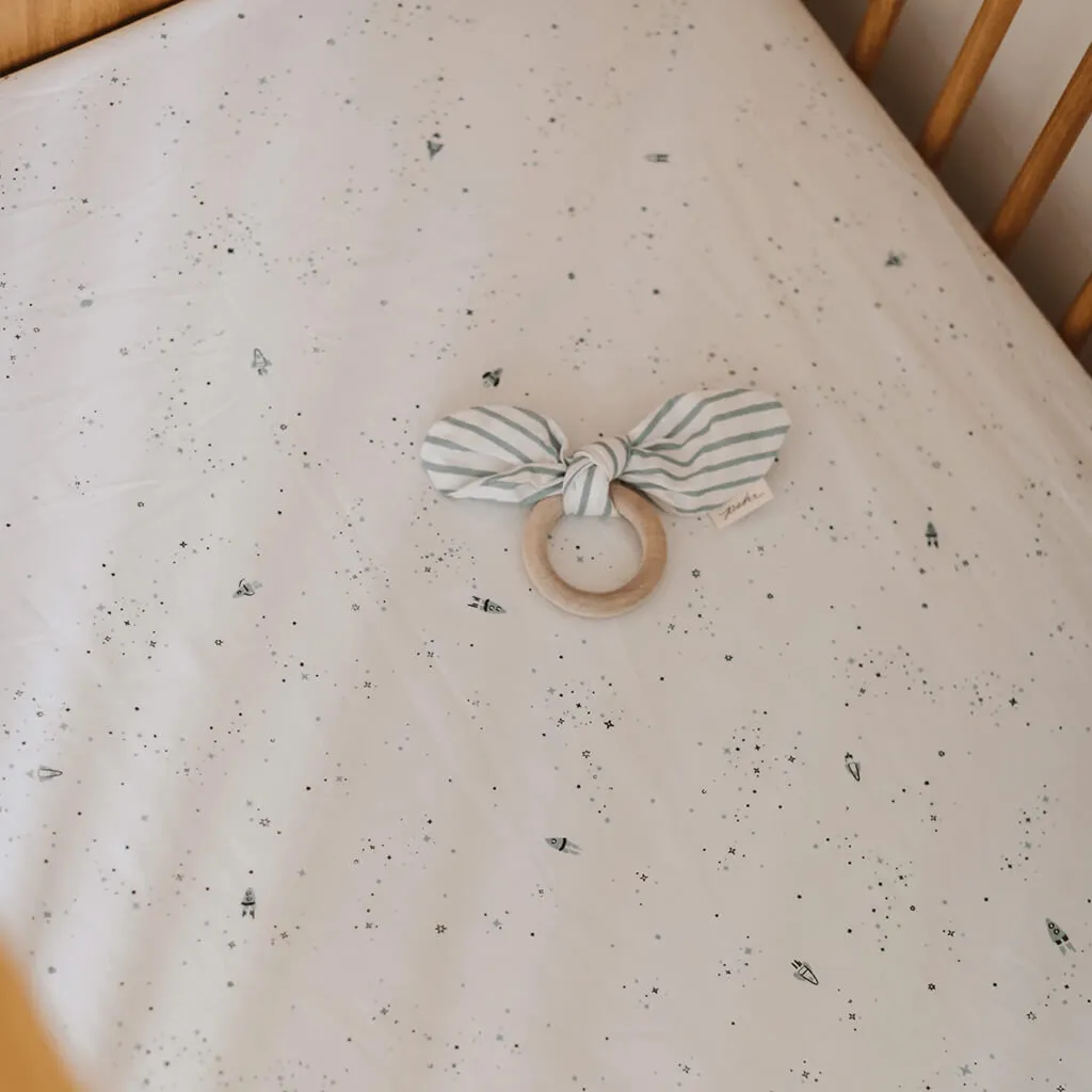 Petite Pehr Crib Fitted Sheet Rocket man