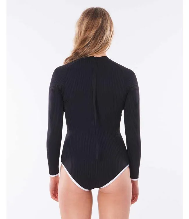 Ripcurl Womens Long Sleeve UV Surf Suit (2022) - Black