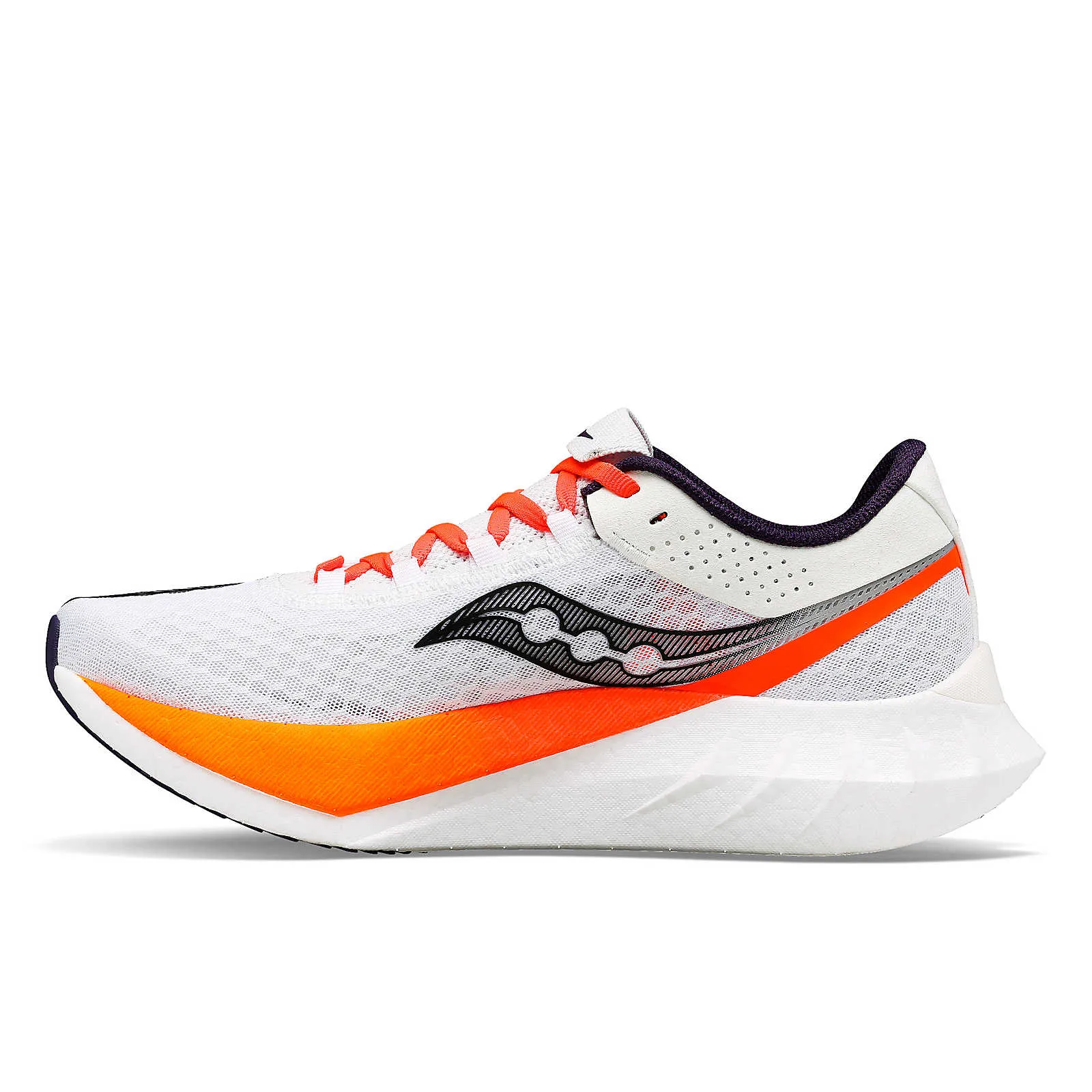 Saucony Endorphin Pro 4 (Mens) - White/Black Blanc/Noir