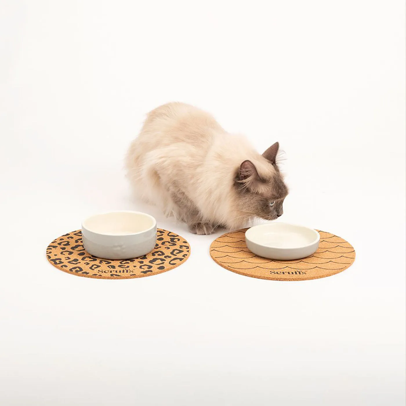 Scruffs Wave & Leopard Cork Placemats - Set of Two