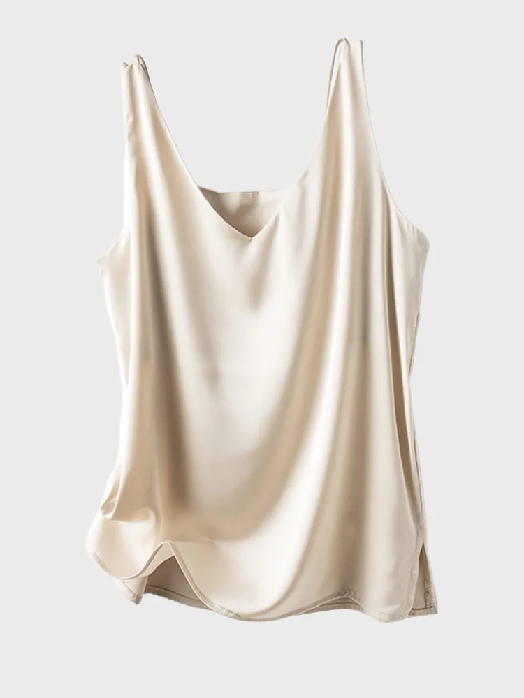 SilkDrape V-Neck Cami