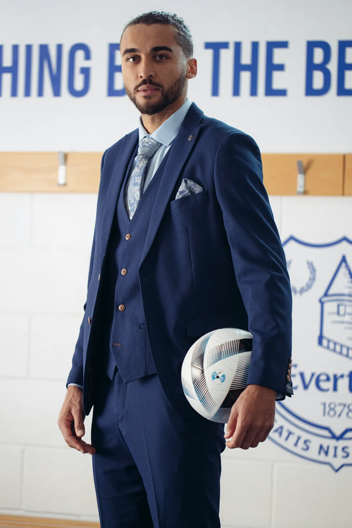 The Everton Collection | Dominic Calvert-Lewin In The MAX Royal Blue Suit