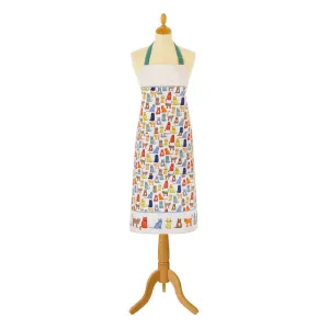 Ulster Weavers Cotton Apron - Catwalk (100% Cotton, Blue)